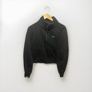 Lululemon Scuba Oversized Funnel Neck Half Zip Black Women XS/S